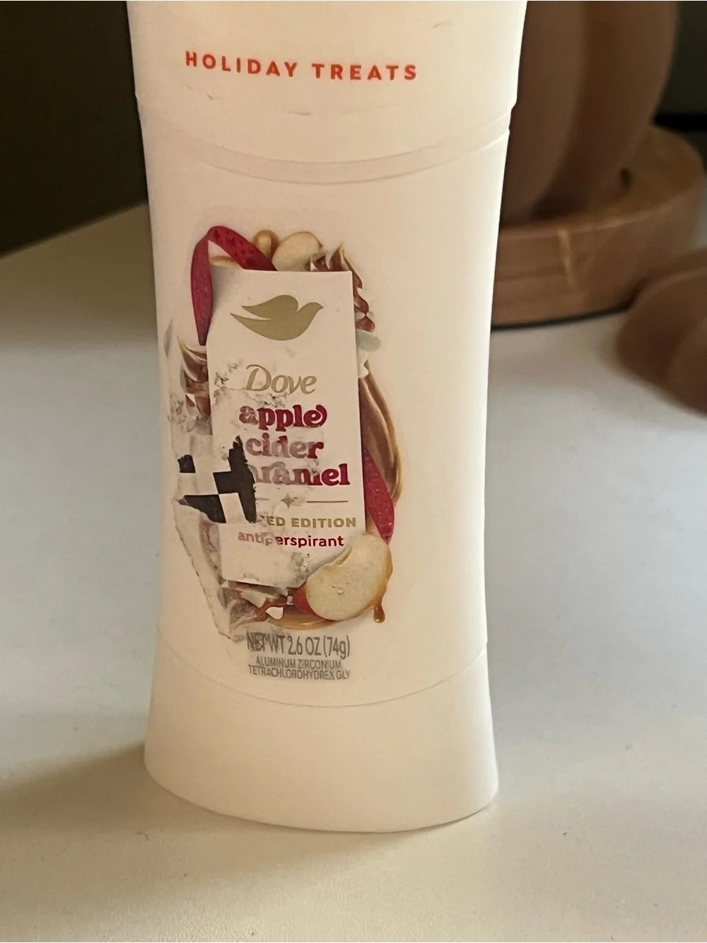 Dove Apple Cider Caramel Holiday Treats Limited Edition Antiperspirant 2.6 oz